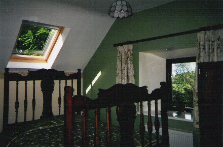 Upstairs Guest Bedroom - The Green Room